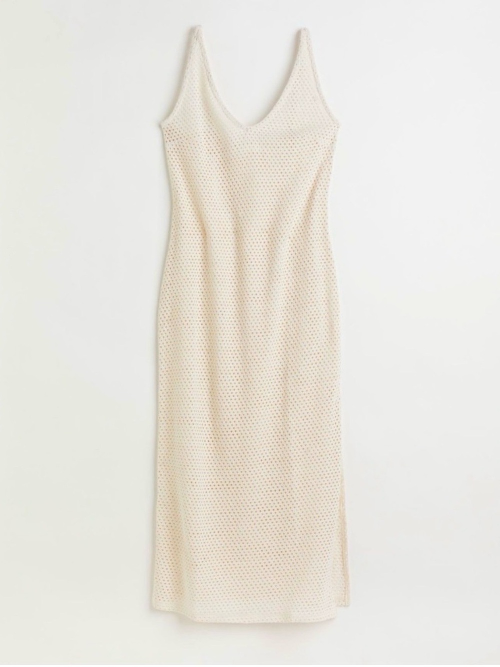H&M Cream Knit Maxi Dress